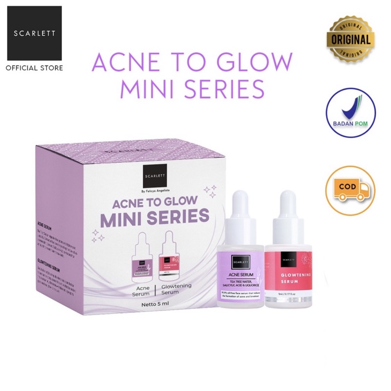 Scarlett Whitening Acne to Glow Mini Series