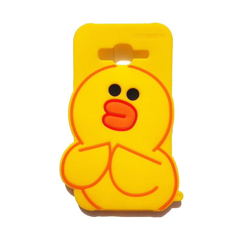 Silicon Boneka 3D J5 Softcase Lucu Karakter