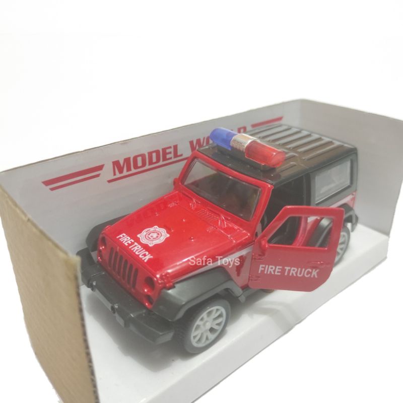 MOBIL HUMMER POLICE DIECAST PULBACK CAR 1:32