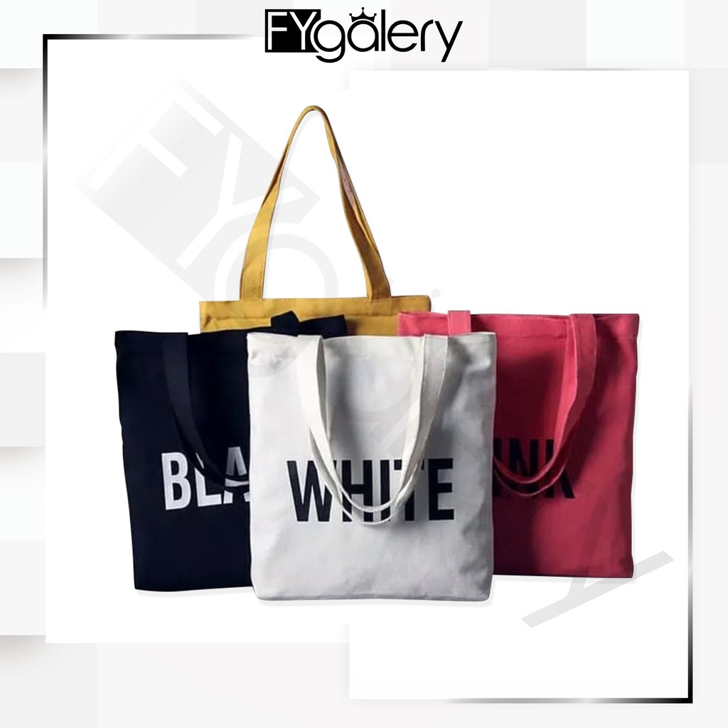 FYGALERY FYG1279 TOTE BAG KANVAS TAS TOTE FASHION WANITA FYGALERY FYG1279 TOTE BAG KANVAS TAS TOTE FASHION WANITA