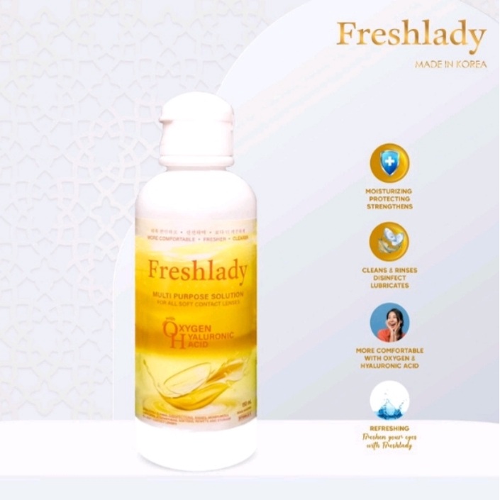 (HARGA PROMO) 150ML CAIRAN SOFTLENS FRESHLADY