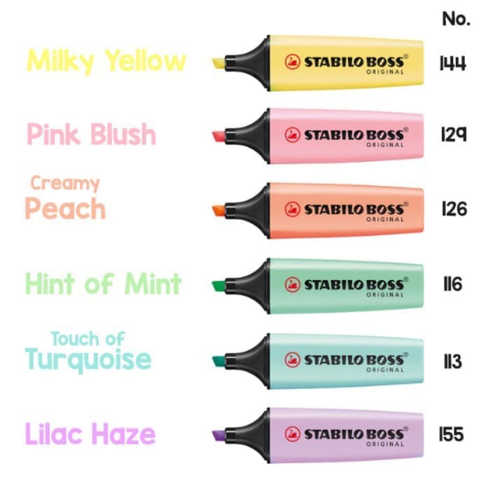 

Stabilo Pastel BOSS/Highlighter new colour