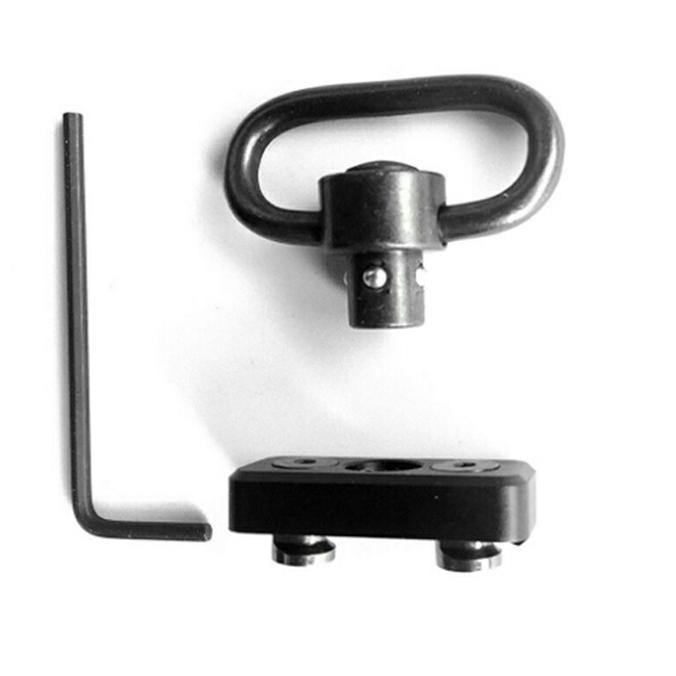 TERLARI5 cantolan sling swivel + Adapter untuk riskeymod m4 airsoft.