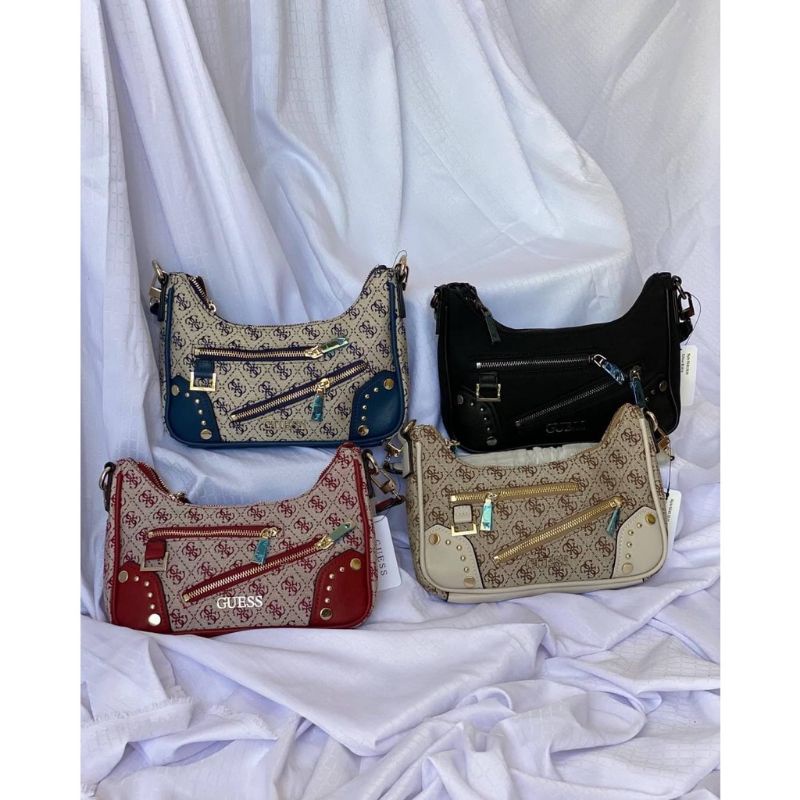 guess gs mini shoulder bag | tas cantik | tas gs motif