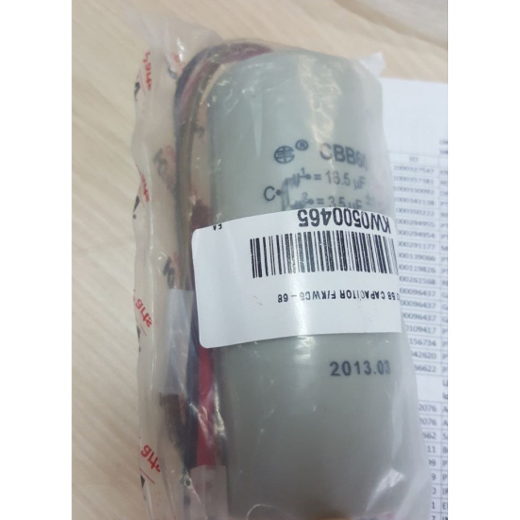 CAPACITOR 16 5UF   3 5UF 450VAC 60HZ CBB60