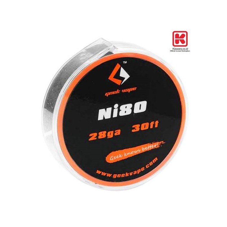 Geek Vape Wire Nichrome Ni80 28 GA 30 Feet [9.15 Meter]