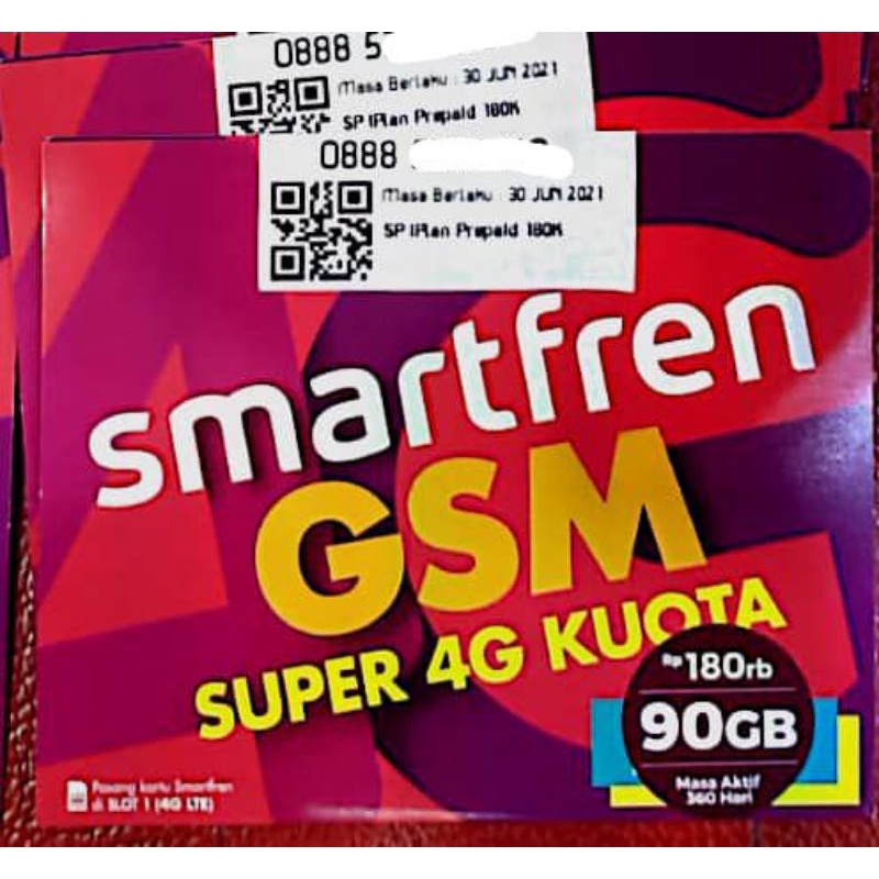 KARTU PERDANA SMARTFREN 90GB MASA AKTIF 1 TAHUN