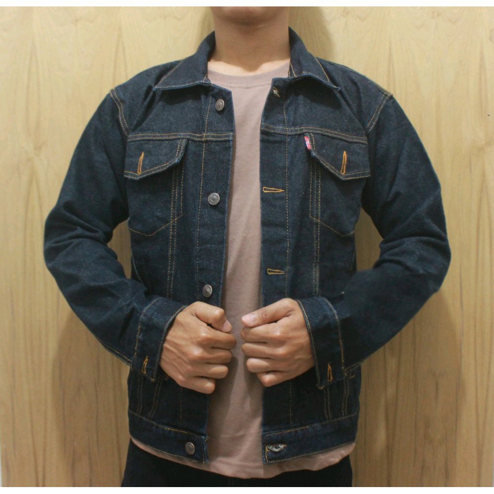 TERKEREN Jaket Levis Pria Fashionable Jaket Kekinian
