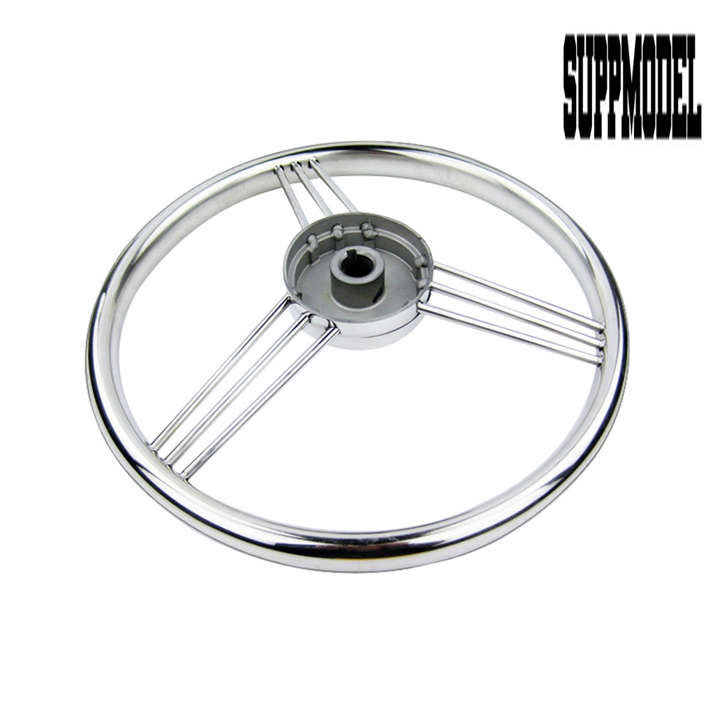 Cover Stir 9 Jari-Jari Bahan Stainless Steel Warna Silver 13.5 &quot;Untuk Perahu