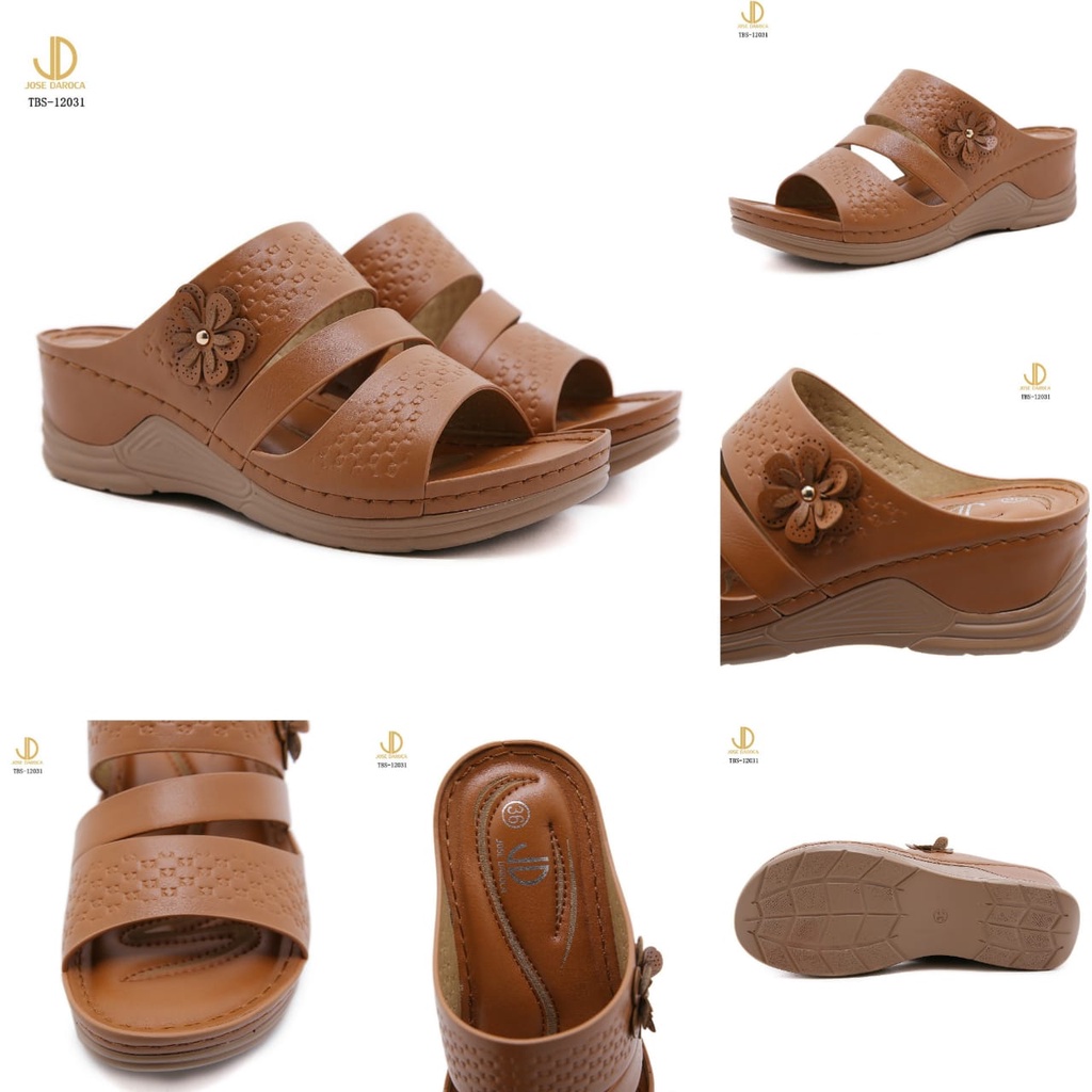 JOSE DAROCA Sandal Wedges # TBS-12031 # Original