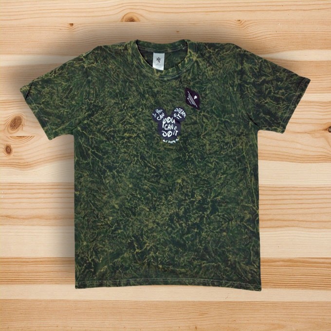 KAOS MCF MC.F SUPPLY CO. IF YOU CAN DREAM YOU CAN DO IT TIE DYE TEES TOSCA NAVY