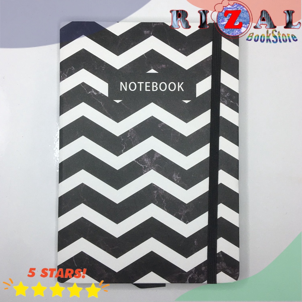 

BUKU CATATAN DIARY Mikirei Note Book BG-0883 A5 Stripe B/W KEKINIAN