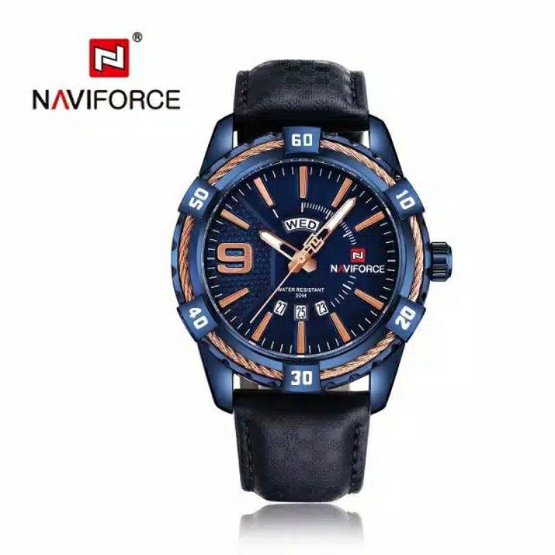 JAM TANGAN PRIA NAVIFORCE NF-9117 ORIGINAL