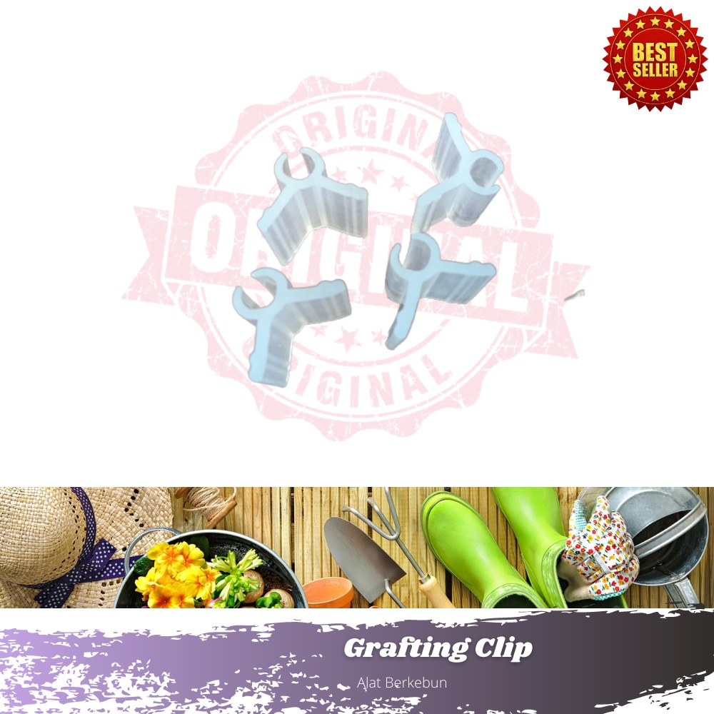 Grafting Clip Klip Penjepit Proses Okulasi Sambung Pucuk Tanaman