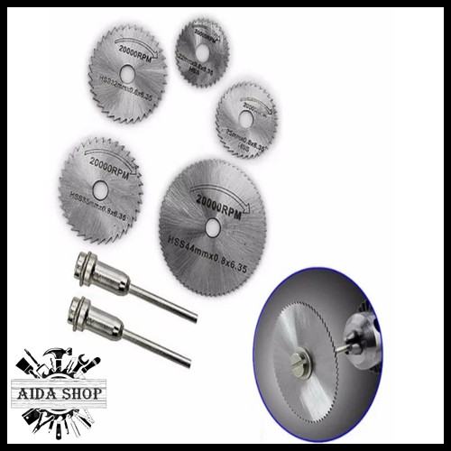 Mata Pisau Mini Grinder SET 7 Pcs Circular Saw Blade Die Grinder Mata Potong Gergaji Bor Gerinda Min