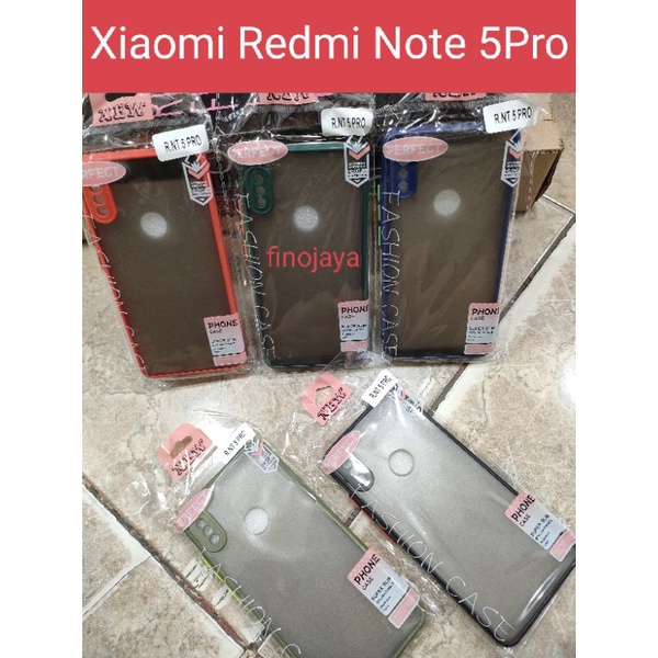 Case Aero My Choice Xiaomi Redmi Note 5 Pro Silikon Dove Pelindung Camera