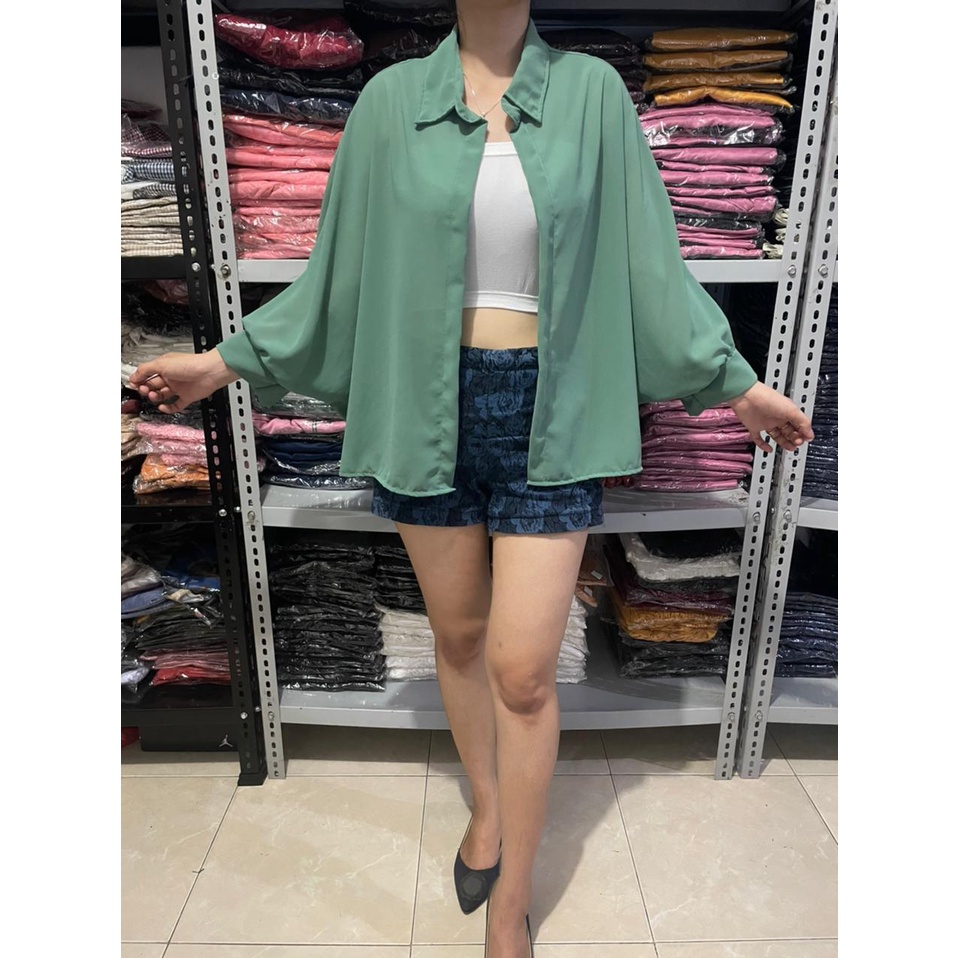 Toply  Shop BISA COD OUTER BASIC YUNA BATWING UK XXL /