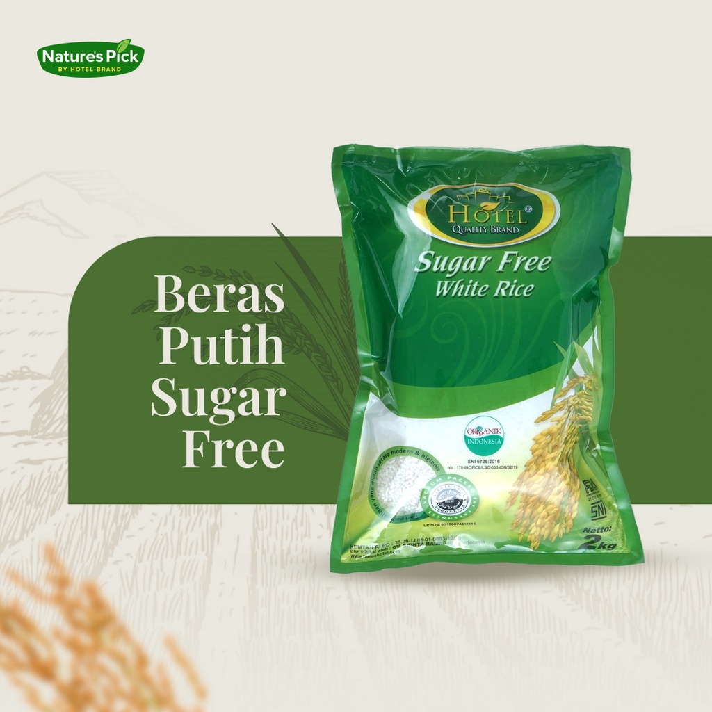 

Beras Sugar Free White Rice 2KG by Hotel Brand