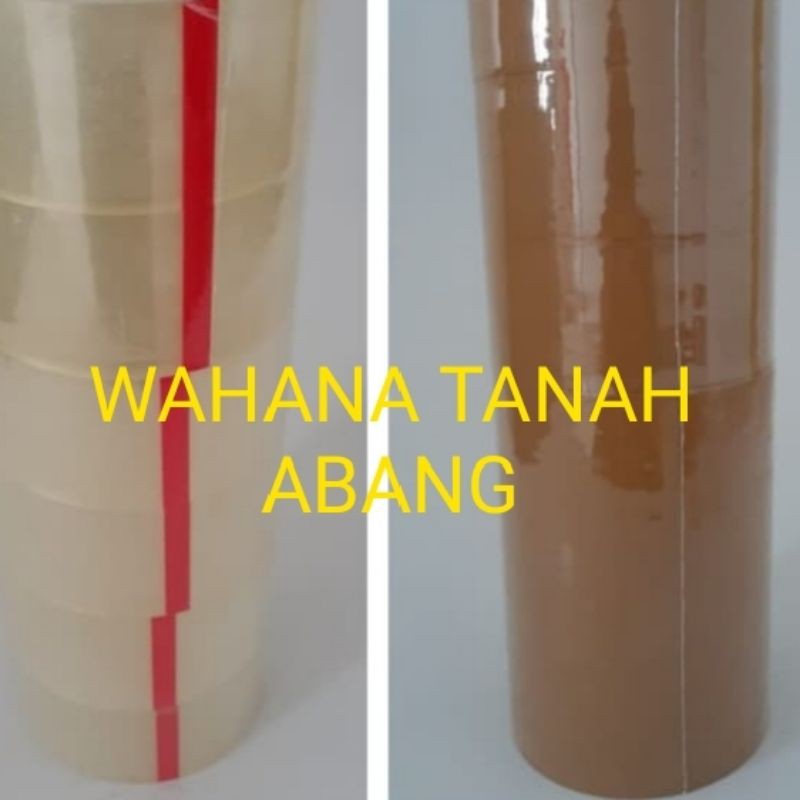

Lakban besar bening 2 inchi / isolasi besar bening / lakban bening besar