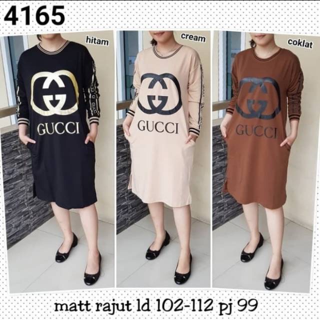 Tunik dress rajut gucci list