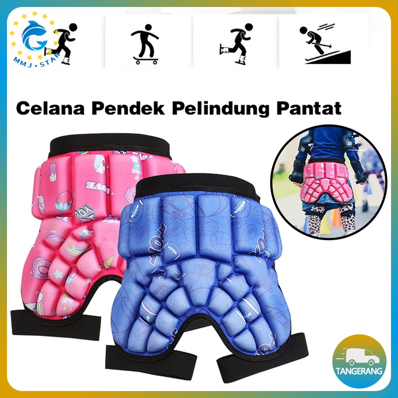 【3D】Celana Pendek Pelindung Pantat Anak/Celana Anti-Fall Pants Anak-anak/Roller Skating Hip Protection Cushion