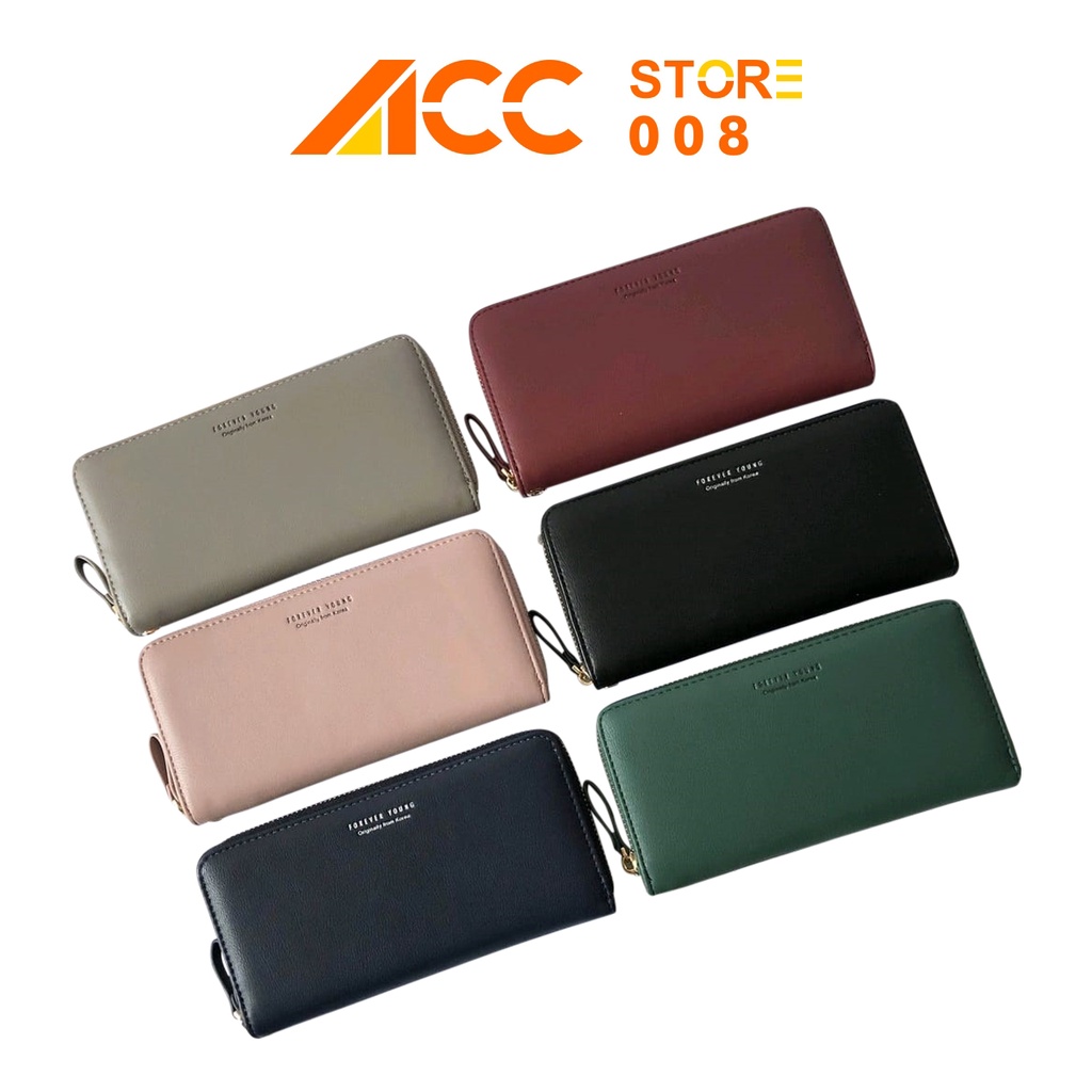 Dompet Kartu Wanita Dompet Panjang BS12 Dompet RESLETING Dompet plus + Tali ACC