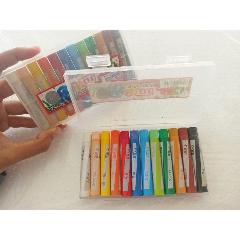 

CRAYON TITI/OIL PASTELS 12 WARNA