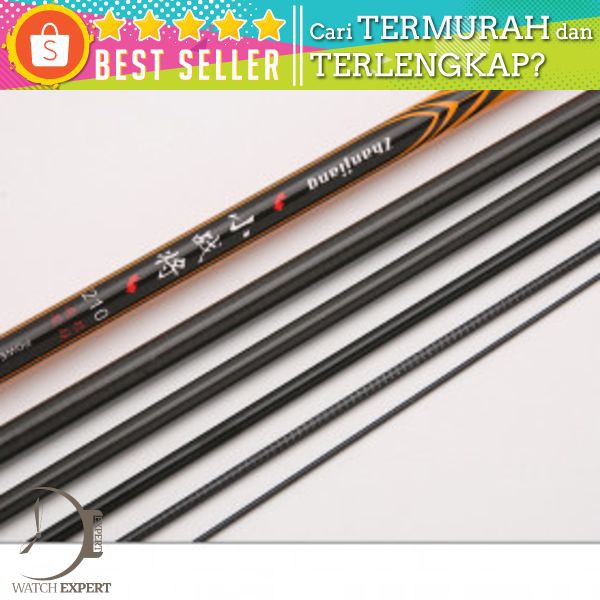 Joran Pancing Carbon Fiber Fishing Rod 2.7 Meter - Zhanjiang ZHN01 Hitam