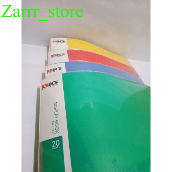 

1 PCS SATUAN Display Book / Document Keeper / Map Clear Holder Folio F4 Big 20 Lembar