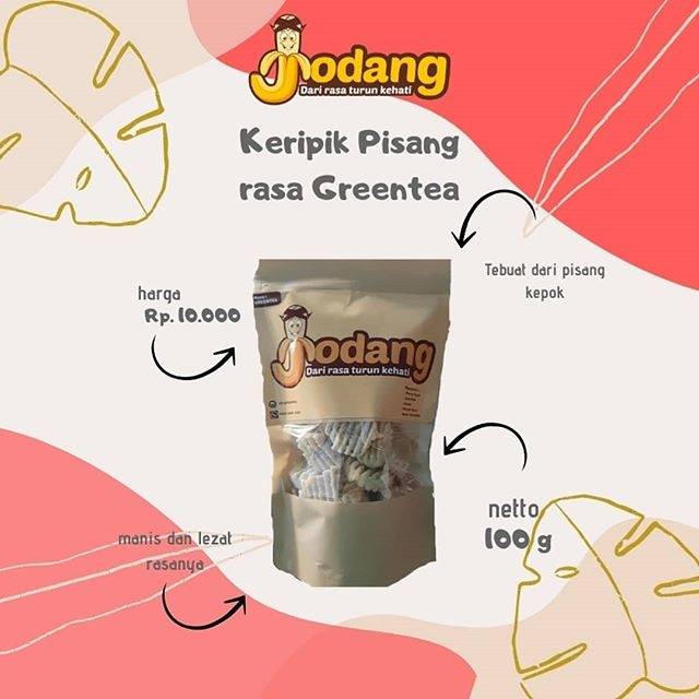 Keripik Jodang rasa Greentea