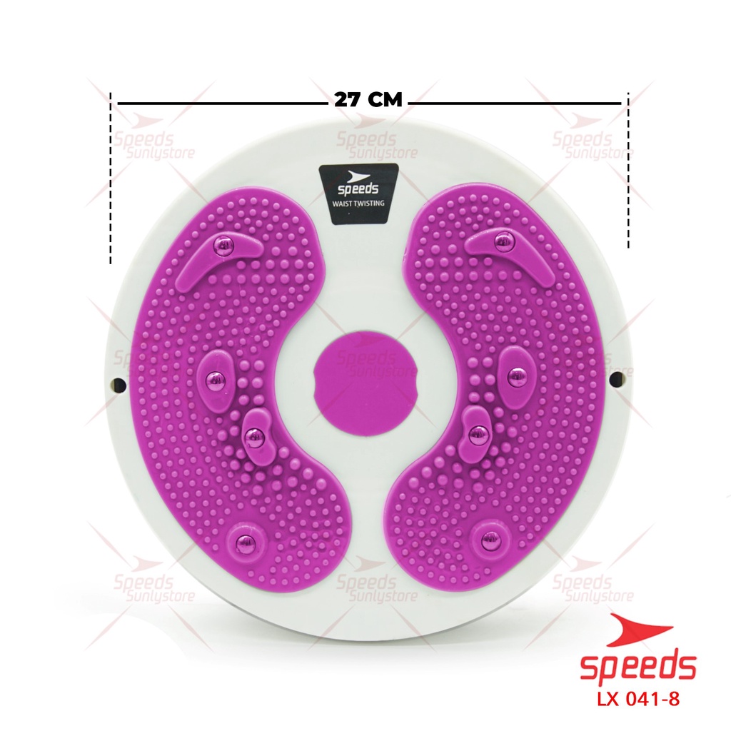 SPEEDS Waist Twisting Kaki Olahraga Rumah Portabel Fitness Pelangsing Perut Paha Pinggul Waist Twisting Terpisah 041-5-TWISTING-8 UNGU