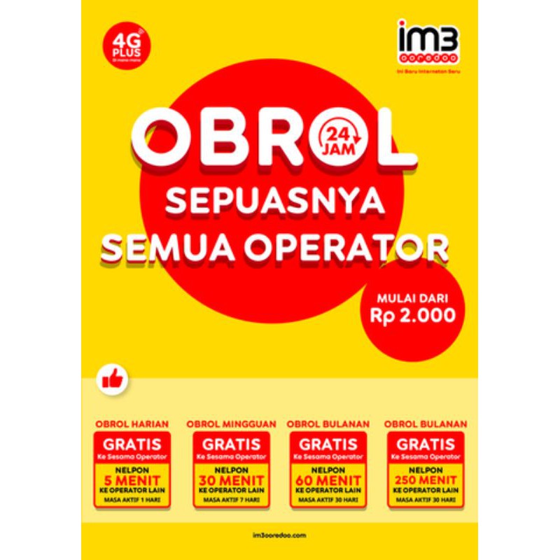 paket telpon Indosat murah