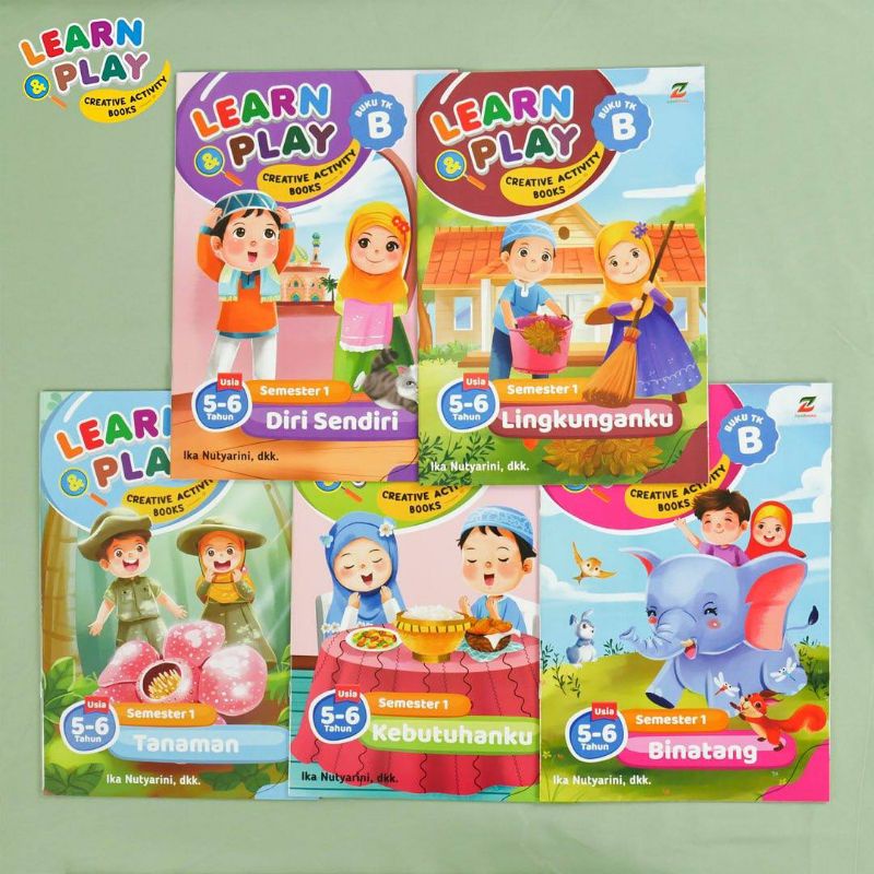 Jual Buku Set TK A TK B Semester 1 Semester 2 - Lear And Play (isi 5 ...