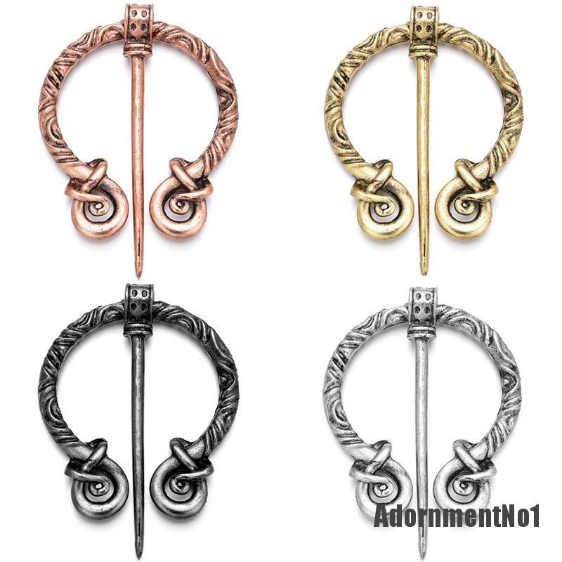 (Adornmentno1) Bros Pin Desain Viking Bahan Alloy Untuk Wanita