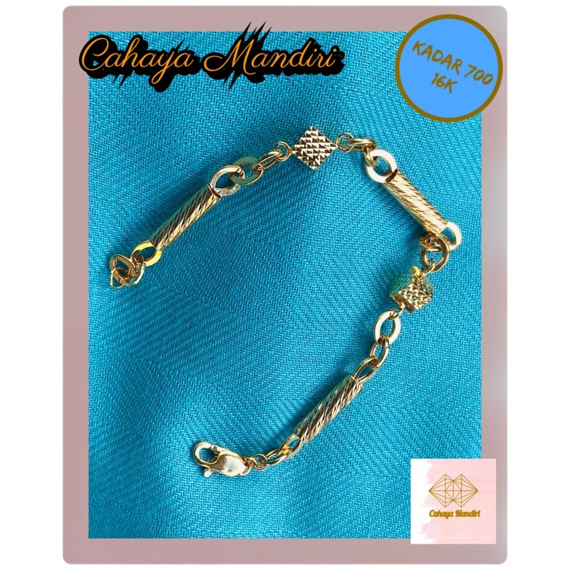 Gelang Emas 700 (16K) Berat */- 5,4 Gram