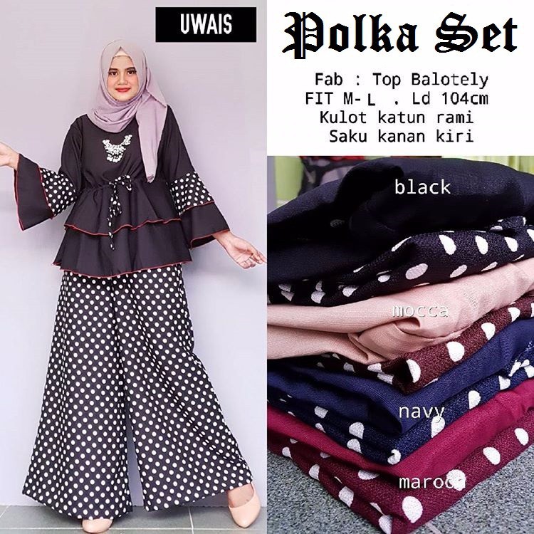 Dress Muslim Coupe Wanita - BHJ 0192 - Original Gareu Fashion