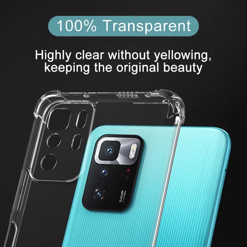 Promo Soft Case Xiaomi Poco X3 GT Casing Transparans/Case Airbag/softcase Anti Crack Proteck Camera