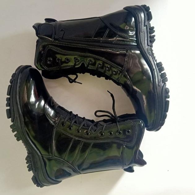 Sale COD SEPATU PDL TNI POLRI KILAP TANPA SEMIR JATAH ORI MURAH -LB02