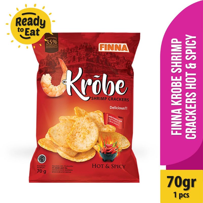 

FINNA KROBE SHRIMP CRACKERS HOT & SPICY 70GR