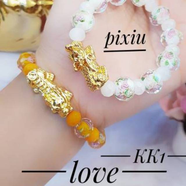 Gelang tangan pixiu lapis emas 24k 0401