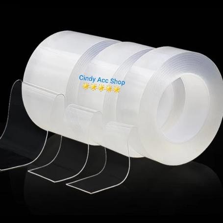 

Best Seller!! KODE-288 Double Tape Roll Sebaguna Solatip Ajaib Transparan Nano Lem Bening Isolasi Aj
