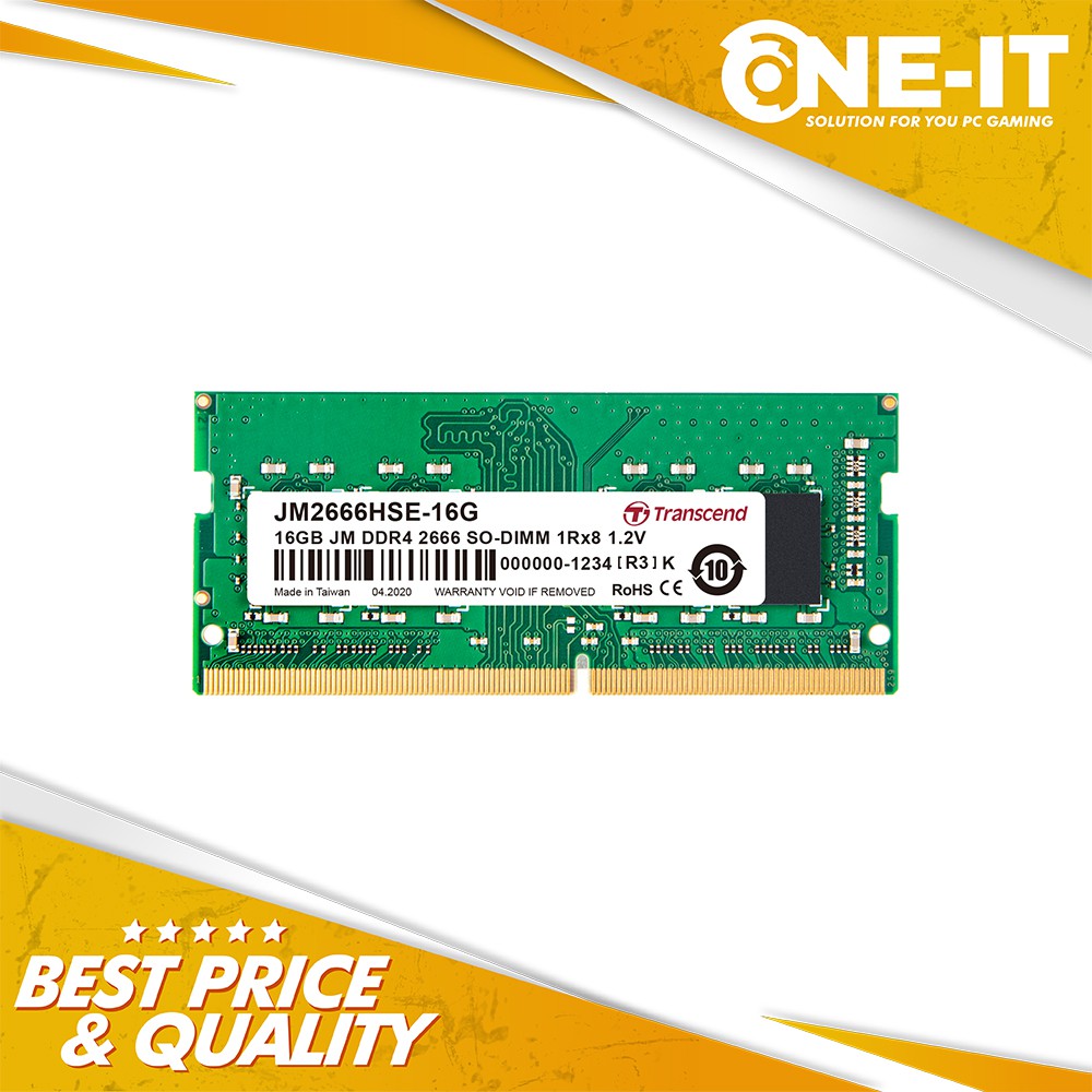 Ram Transcend JetRam JM2666HSE-16G 2666 16GB SO-DIMM DDR4