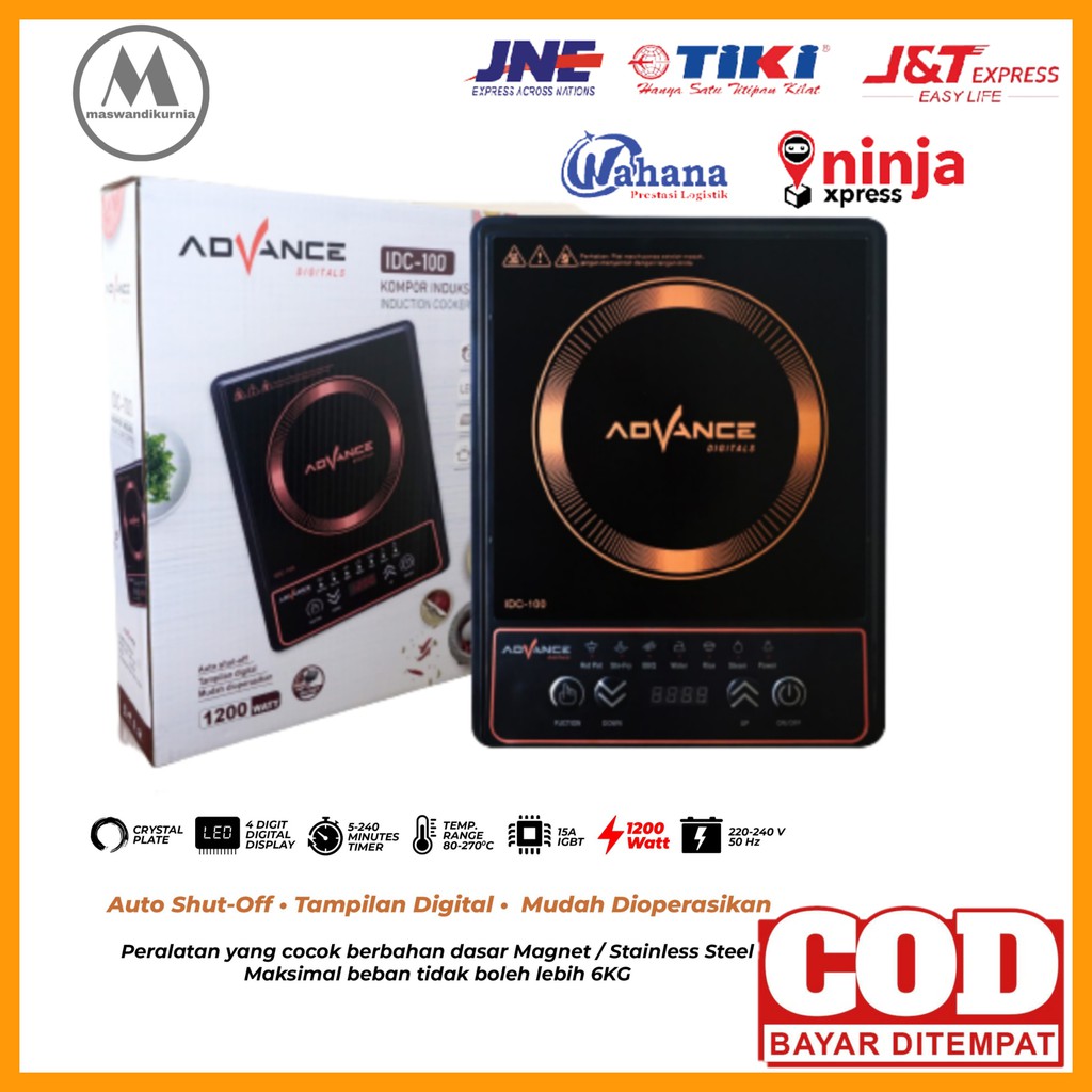 kompor listrik induksi advance idc100 kompor induksi advance Smart Kompor elektronik