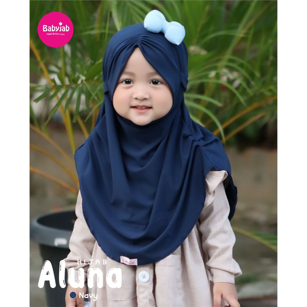 Jilbab Anak Bayi Perempuan Babyjab Kerudung Anak Aluna 