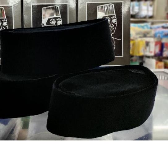 Peci Hitam Polos 'AWING' AC Tinggi 7,8,9