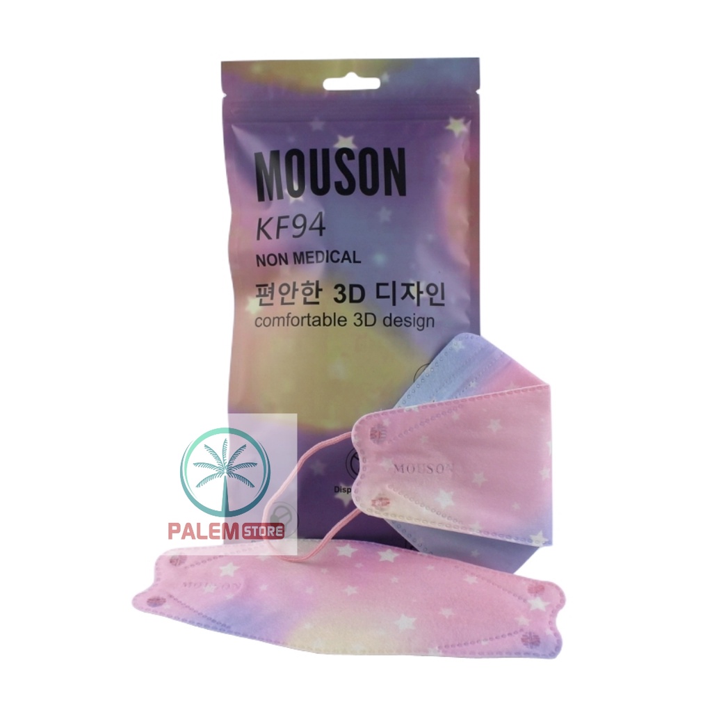 MASKER MOUSON KF94 ISI 10 PCS - MASKER KOREA - MASKER MOTIF