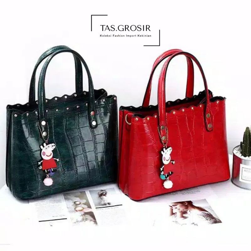 [COD] LB - Koleksi baru tas bahu fashion import free gantungan 274