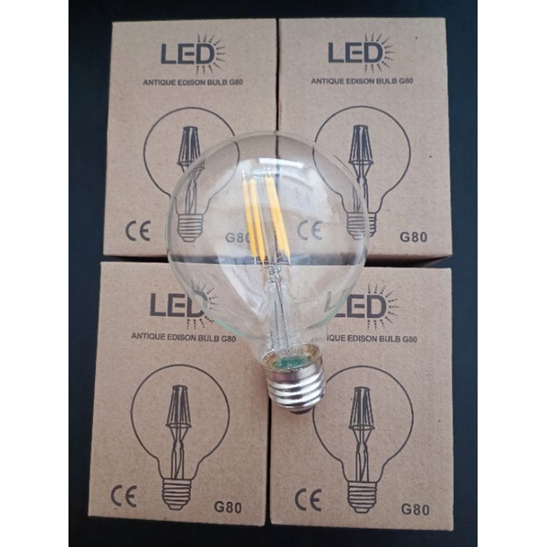 Lampu led FILAMEN BULB G80/4w