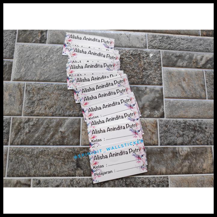

STIKER NAMA BUKU SEKOLAH KELAS PELAJARAN ANAK SD SMP TSUM SUPERHERO