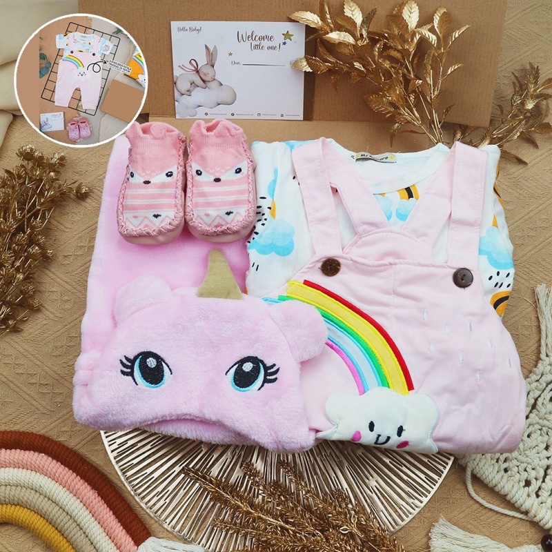 BARU! LIO045 Girls Baby Hampers 0-12 months/ Hampers bayi newborn/ Kado bayi/ baby girl gift set